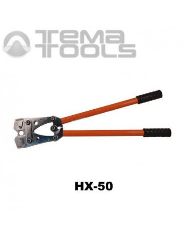 Ручний інструмент для обтиску наконечників HX-50 (6-50 мм²) механічний