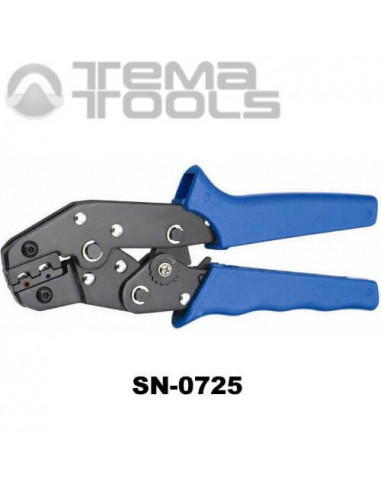 Инструмент опрессовочный SN-0725 (0.5-2.5 мм²) ручной для наконечников с изоляцией