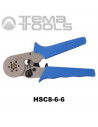 Кримпер пресс-клещи HSC8-6-6 (0,5-6 мм²) для обжима втулочных (трубчатых) наконечников