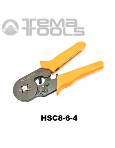 Кримпер прес-кліщі HSC8-6-4 (0,5-6 мм²) для обтиску втулкових (трубчастих) наконечників