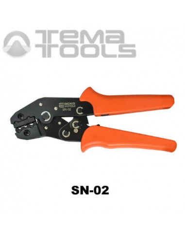 Інструмент опресувальний SN-02 (0.14-2.5 мм²) ручний для втулкових (трубчастих) наконечників