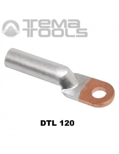 Кабельний наконечник мідно-алюмінієвий DTL 120