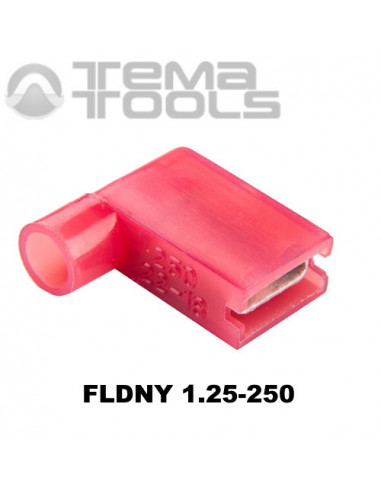Коннектор плоский угловой FLDNY 1,25-250 «мама» с полной изоляцией