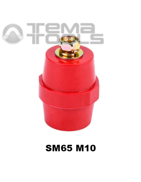Изолятор шинный SM65 М10 опорный с болтами – купить шинный изолятор ...
