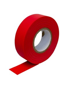 Изоляционная лента ПВХ 0.13мм x 19мм x 20м красная