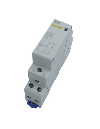 Контактор модульный КМ-1-20-11 20А 230AC 1NO-1NC 2р 1мод. на Din-рейку