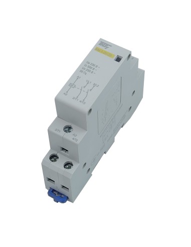 Контактор модульный КМ-1-20-20 20А 230AC 2NO 2р 1мод. на Din-рейку