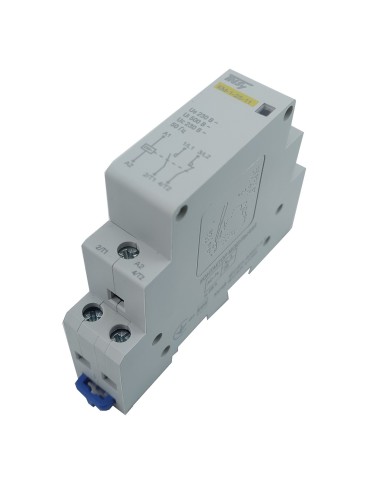 Контактор модульный КМ-1-25-11 25А 230AC 1NO-1NC 2р 1мод. на Din-рейку