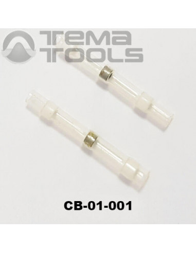 Термоусаджувана гільза з припоєм CB-01-001 біла
