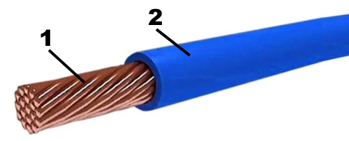  ПВ3 10 мм² –  гибкий многопроволочный медный провод ПВ3 10 .